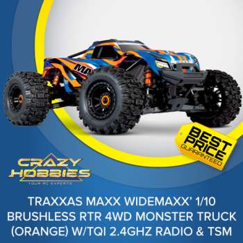 Traxxas Maxx WideMaxx Brushless Monster Truck (Orange) RTR *SOLD OUT*