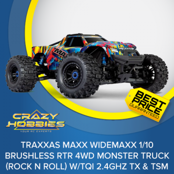 Traxxas Maxx WideMaxx Brushless Monster Truck (Rock N Roll) RTR *SOLD OUT*