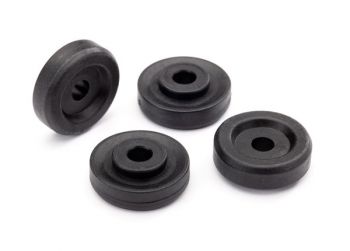 TRAXXAS MAXX Wheel washers, black (4)