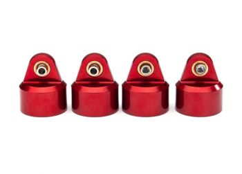 Traxxas Maxx GT-Maxx Aluminum Shock Caps (Red) (4)