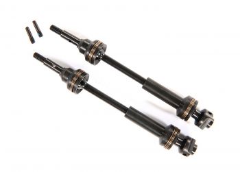 *CLEARANCE SALE* Traxxas Extreme Heavy Duty Steel-Spline Front CV Drive Shafts (Complete) 2Pcs
