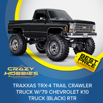 Traxxas TRX-4 Trail Crawler Truck w/'79 Chevrolet K10 Truck (Black) RTR *SOLD OUT*