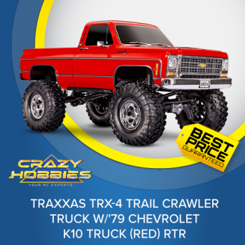 Traxxas TRX-4 Trail Crawler Truck w/'79 Chevrolet K10 Truck (Red) RTR *SOLD OUT*