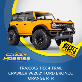 Traxxas TRX-4 Trail Crawler w/2021 Ford Bronco Orange RTR *SOLD OUT*