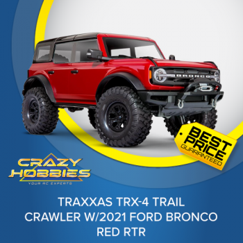 Traxxas TRX-4 Trail Crawler w/2021 Ford Bronco Red RTR *SOLD OUT*