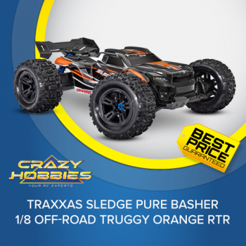 Traxxas SLEDGE Pure Basher 1/8 Off-Road Truggy Orange RTR *SOLD OUT*