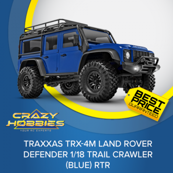 Traxxas TRX4M Land Rover Defender 1/18 Trail Crawler (Blue) RTR *SOLD OUT*