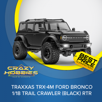 Traxxas TRX4M Ford Bronco 1/18 Trail Crawler (Black) RTR *SOLD OUT*