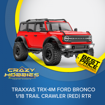 Traxxas TRX4M Ford Bronco 1/18 Trail Crawler (Red) RTR *SOLD OUT*