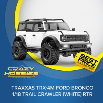 Traxxas TRX4M Ford Bronco 1/18 Trail Crawler (White) RTR *SOLD OUT*