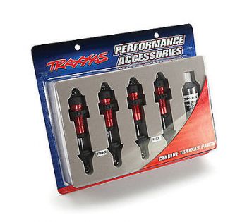 Traxxas Shocks GTR Aluminum Red-Anodized (4)
