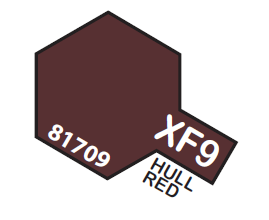 Tamiya Acrylic Mini X-F9 Hull Red 1/3 oz