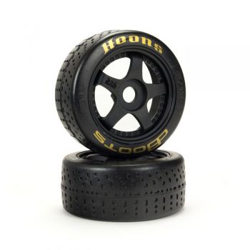 Arrma 1/7 dBoots Hoons Front 100 Gold Pre-Mounted Belted Tires, 17mm Hex (2)