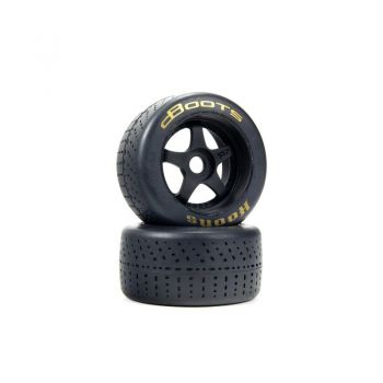 Arrma 1/7 dBoots Hoons Rear 107 Gold Pre-Mounted Belted Tires, 17mm Hex (2)
