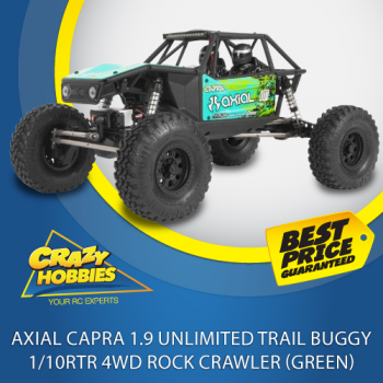 Axial Capra 1.9 Unlimited Trail Buggy 1/10 RTR 4WD Rock Crawler (Green) Or (Red) *SOLD OUT*