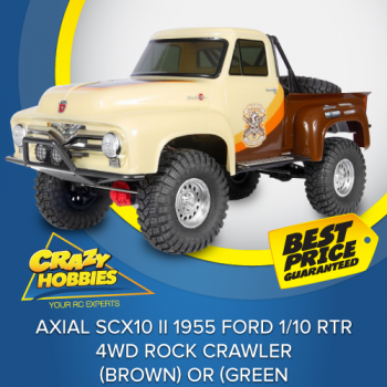 Axial SCX10 II 1955 Ford 1/10 RTR 4WD Rock Crawler (Brown) Or (Green) *IN STOCK*