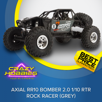 Axial RR10 Bomber 2.0 1/10 RTR Rock Racer (Grey) Or (Blue) *SOLD OUT*