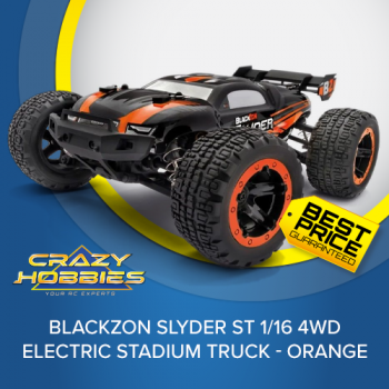 BlackZon Slyder ST 1/16 4WD Electric Stadium Truck - Orange *IN STOCK*