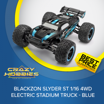 BlackZon Slyder ST 1/16 4WD Electric Stadium Truck - Blue *IN STOCK*