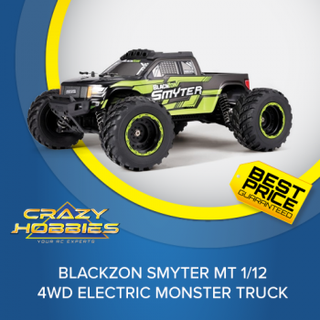 BlackZon Smyter MT 1/12 4WD Electric Monster Truck - Green *IN STOCK*