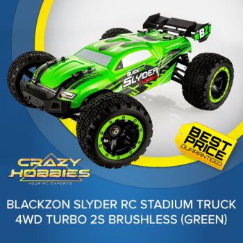 BlackZon Slyder RC Stadium Truck 4WD Turbo 2S Brushless (Green) *IN STOCK*