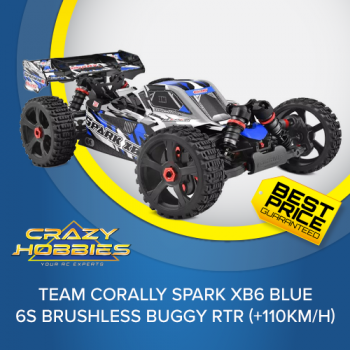 Team Corally SPARK XB6 BLUE 6S Brushless Buggy RTR (+110KM/H) *IN STOCK*
