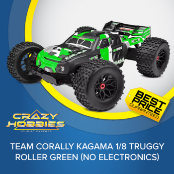 Team Corally KAGAMA 1/8 Truggy Roller Green (No Electronics) *IN STOCK*