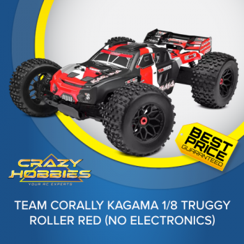 Team Corally KAGAMA 1/8 Truggy Roller Red (No Electronics) *IN STOCK*
