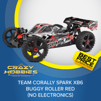 Team Corally SPARK XB6 Buggy Roller Red (No Electronics) *IN STOCK*