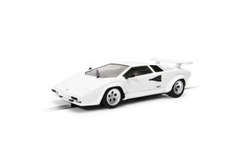SCALEXTRIC Lamborghini Countach - White Slot Car *SOLD OUT*