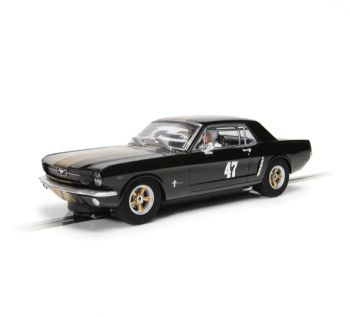 Scalextric Ford Mustang Black and Gold Slot Car *IN STOCK*