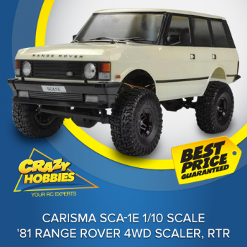 Carisma SCA-1E 1/10 Scale '81 Range Rover 4WD Scaler, RTR *SOLD OUT*