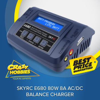 SKY RC e680 80W 8A AC/DC Balance Charger *IN STOCK*