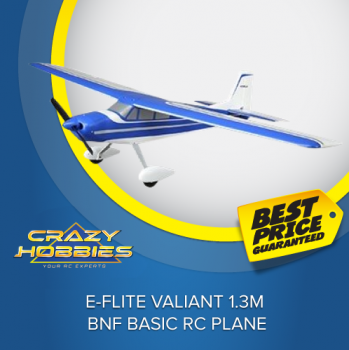 E-Flite Valiant 1.3m BNF Basic RC Plane *IN STOCK*