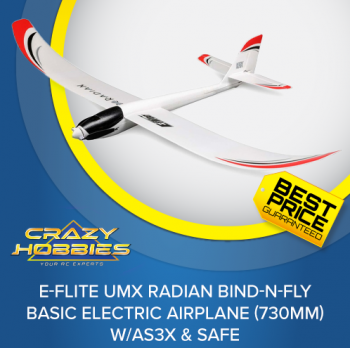 E-flite UMX Radian Bind-N-Fly Basic Electric Airplane (730mm) w/AS3X & SAFE *SOLD OUT*