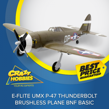 E-Flite UMX P47 Thunderbolt Brushless Plane BNF Basic *SOLD OUT*