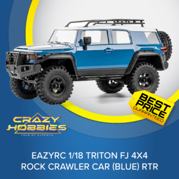 EAZYRC 1/18 Triton FJ 4x4 Rock Crawler Car (Blue) RTR *SOLD OUT*