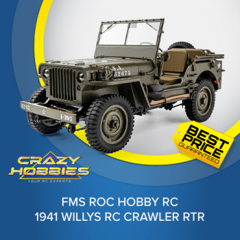 FMS ROC HOBBY RC 1941 WILLYS RC CRAWLER RTR *IN STOCK*