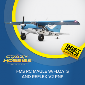 FMS RC MAULE W/FLOATS AND REFLEX V2 PNP *IN STOCK*