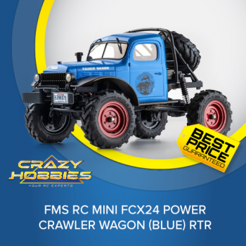 FMS RC MINI FCX24 Power Crawler Wagon (BLUE) RTR *IN STOCK*
