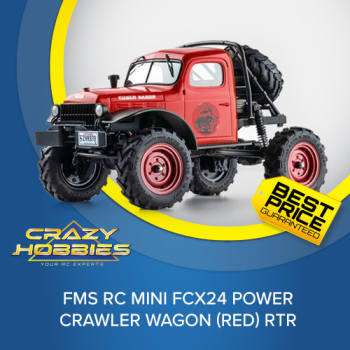 FMS RC MINI FCX24 Power Crawler Wagon (RED) RTR *SOLD OUT*