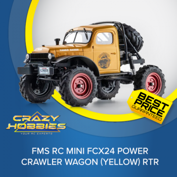 FMS RC MINI FCX24 Power Crawler Wagon (YELLOW) RTR *SOLD OUT*