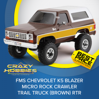 FMS Chevrolet K5 Blazer Micro Rock Crawler Trail Truck (Brown) RTR *IN STOCK*