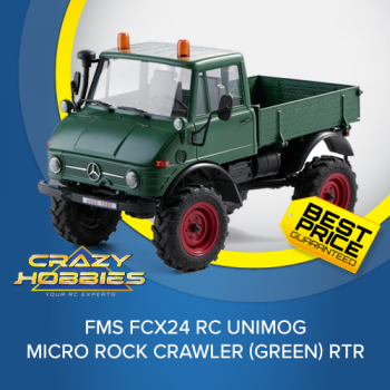 FMS FCX24 RC Unimog Micro Rock Crawler (Green) RTR *IN STOCK*