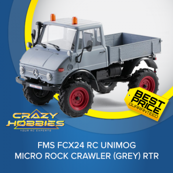 FMS FCX24 RC Unimog Micro Rock Crawler (Grey) RTR *IN STOCK*