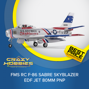 FMS RC F-86 Sabre Skyblazer  EDF Jet 80mm PNP *COMING SOON*