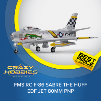 FMS RC F-86 Sabre The Huff  EDF Jet 80mm PNP 