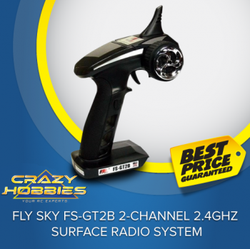 FLY SKY FS-GT2B 2-Channel 2.4ghz Surface Radio System *IN STOCK*