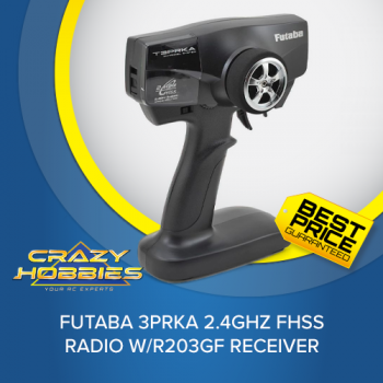 Futaba 3PRKA 2.4GHz FHSS Radio w/R203GF Receiver *IN STOCK*