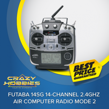 Futaba 14SG 14-Channel 2.4GHz Air Computer Radio mode 2